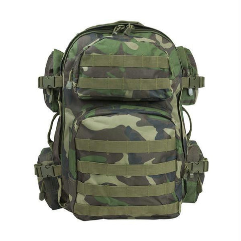 Vism By Ncstar Tactical Back Pack-Woodland Camo