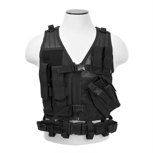 Vism By Ncstar Tactical Vest-Black Xs-s