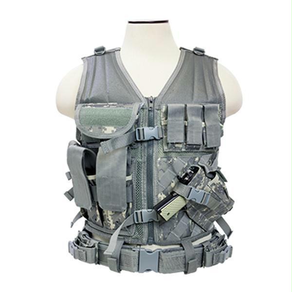 NcStar Tactical Vest Digital Camo ACU Large