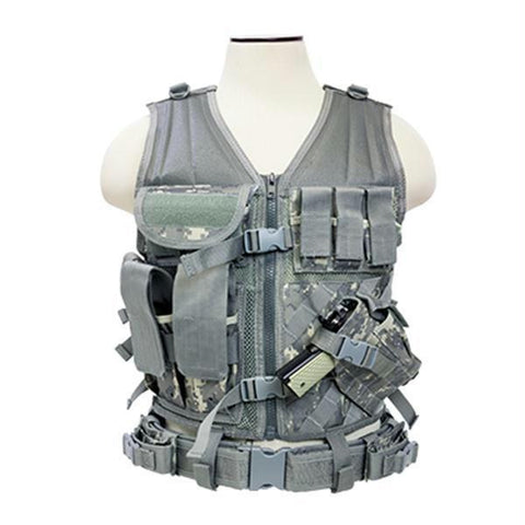 NcStar Tactical Vest Digital Camo ACU Large