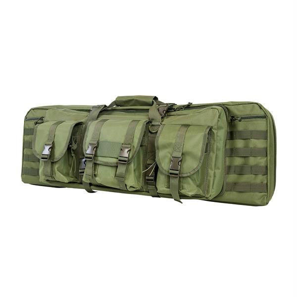 Vism By Ncstar Double Carbine Case-Green-36 In