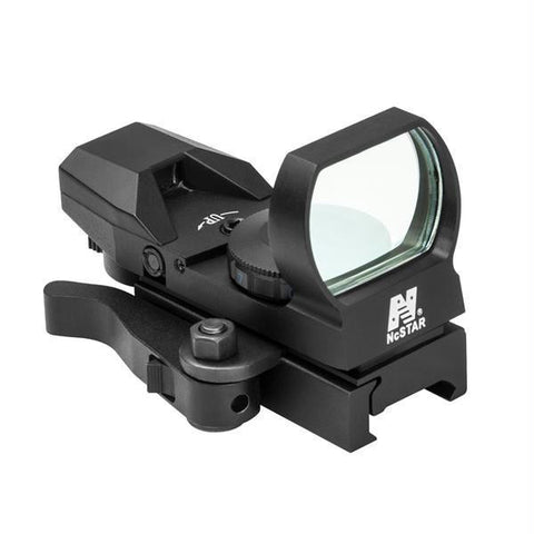 NcStar Blue Reflex Sight-4 Reticles-Qr Mnt-Blk