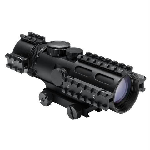 NcStar Tri-rail Series 3-9x42 Compact Scope-3 Rail Sighting System-Blue Ill. P4 Sniper-Weaver Mount