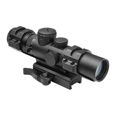 NcStar Xrs Series 2-7x32 Modular Scope- 3 Different Upper Rings And Micro Dot Base Mount