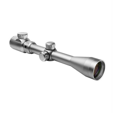 NcStar Shooter I Gen Ii Series 3-9x40 Silver Scope-Red &green Ill.-Green Lens-Weaver Rings