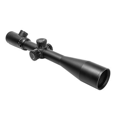 Vism By Ncstar Evolution Series 6-24x50 Full Size Scope-Ao-Blue & Green Ill.-Single Dot-Green Lens