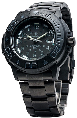 Smith & Wesson Diver Watch - Black - SWISS TRITIUM