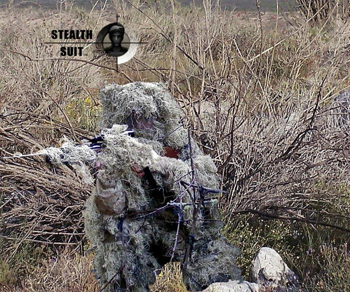 Paintball Sniper 4-Piece Desert Ghillie Suit - XL