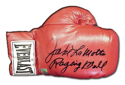 Jake Lamotta Signed Everlast Boxing Glove