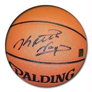 Keith Van Horn Signed Spalding Indoor-Outdoor Basketball