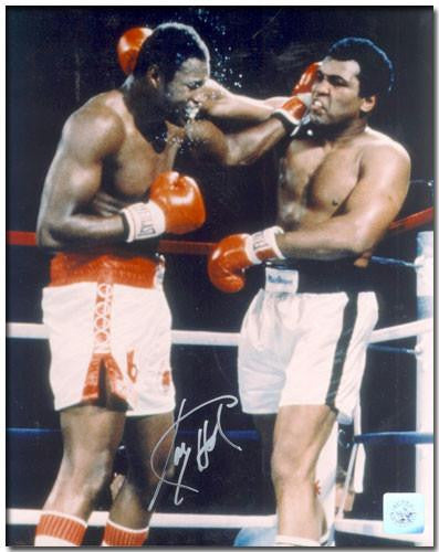 Larry Holmes Signed 16X20 Photo - Holmes Vs Ali