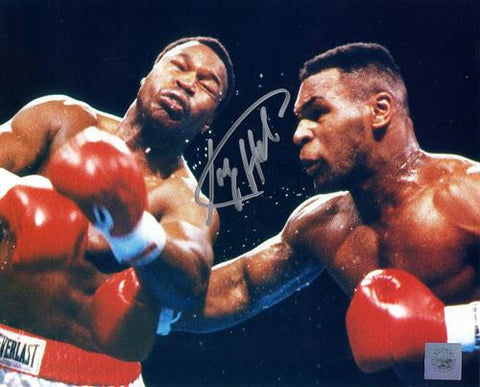 Larry Holmes Signed 8X10 Photo - Vs. Mike Tyson