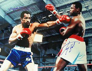 Larry Holmes & Ken Norton Signed 16X20 Photo - Holmes Vs Norton