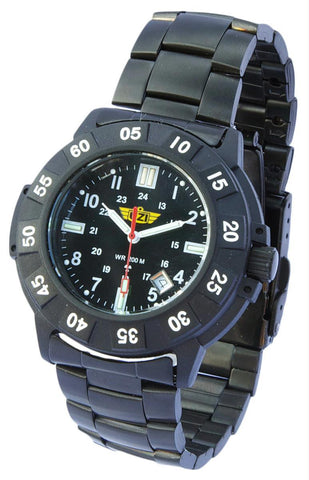 UZI Protector Watch - Black - Metal - SWISS TRITIUM