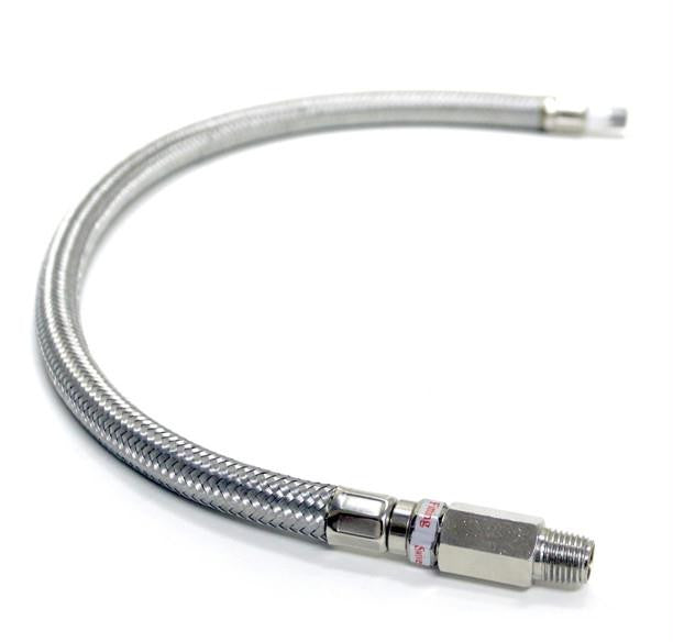 Viair 20 inch Stainless Steel Braided Leader Hose w- Check Valve