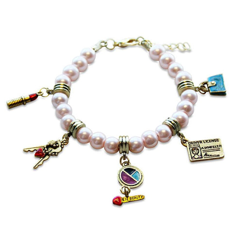 Teen Girl Charm Bracelet in Gold