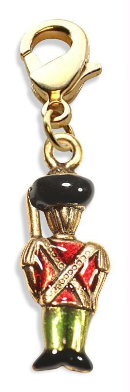 Nutcracker Charm Dangle in Gold