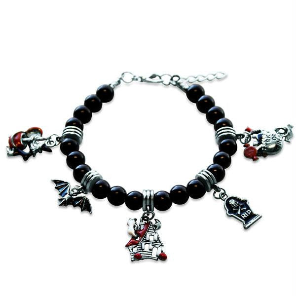 Halloween Charm Bracelet in Silver