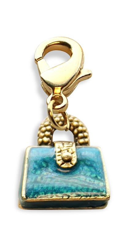 Purse Charm Dangle in Gold