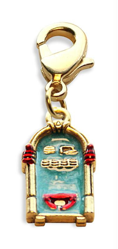 Jukebox Charm Dangle in Gold