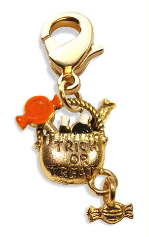 Trick or Treat Charm Dangle in Gold