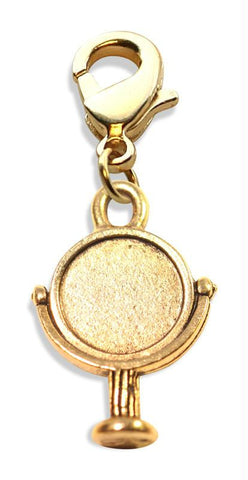 Mirror Charm Dangle in Gold