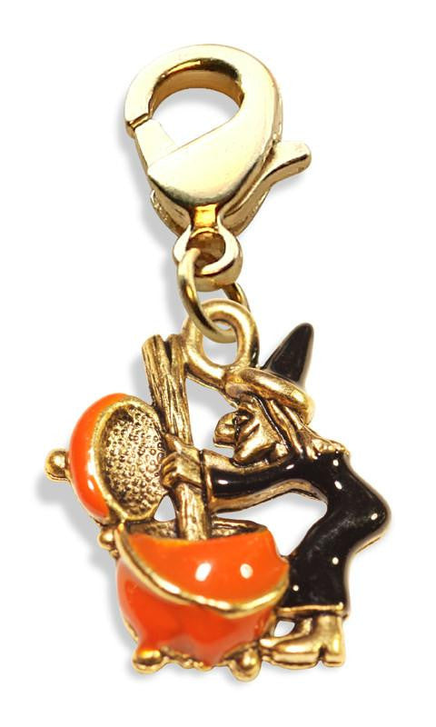 Witch Charm Dangle in Gold