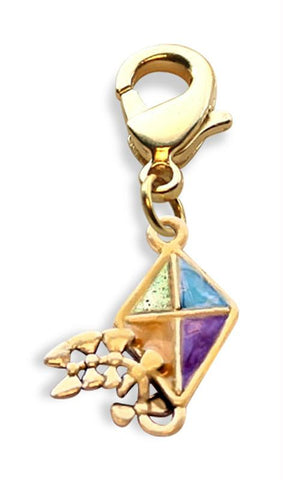 Kite Charm Dangle in Gold