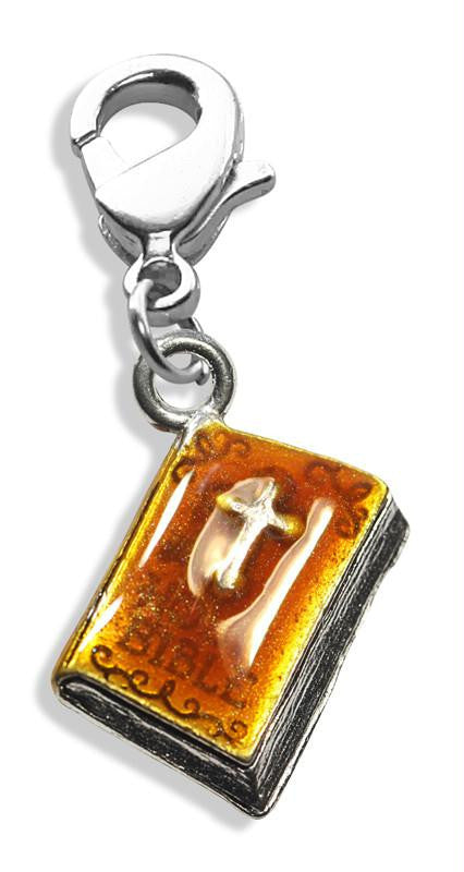 Holy Bible Charm Dangle in Silver