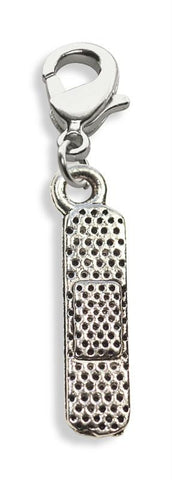 Band Aid Charm Dangle in Silver