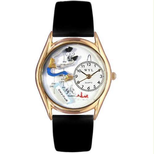 Respiratory Therapist Watch Small Gold Style