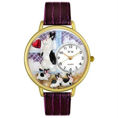 Bunny Rabbit Watch in Gold (Large)