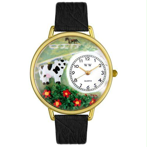 Cow Watch in Gold (Large)