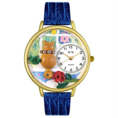 Aristo Cat Watch in Gold (Large)