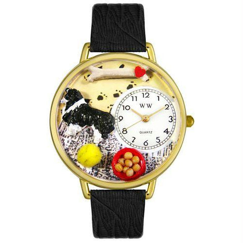 Border Collie Watch in Gold (Large)