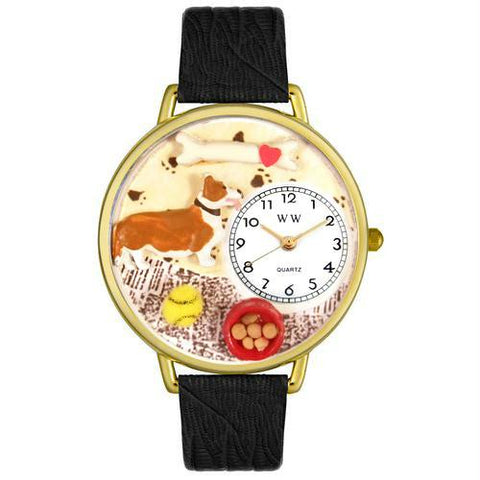 Corgi Watch in Gold (Large)