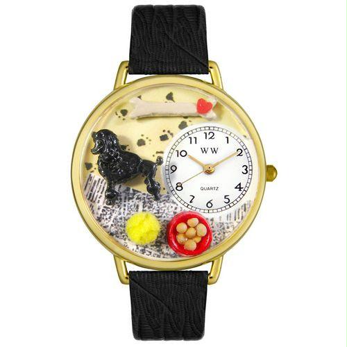 Poodle Watch in Gold (Large)