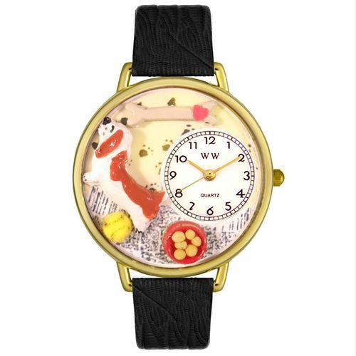 Basset Hound Watch in Gold (Large)