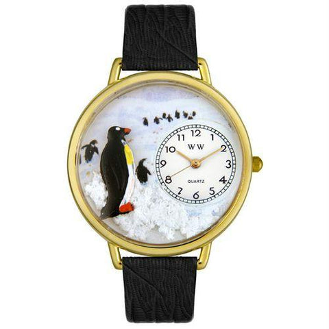 Penguin Watch in Gold (Large)