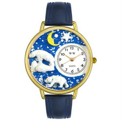 Polar Bear Watch in Gold (Large)