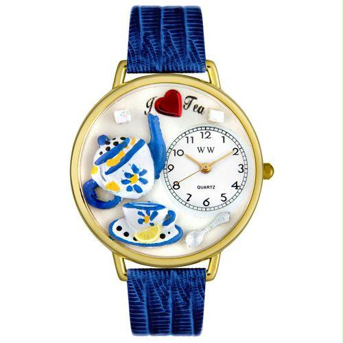 Tea Lover Watch in Gold (Large)