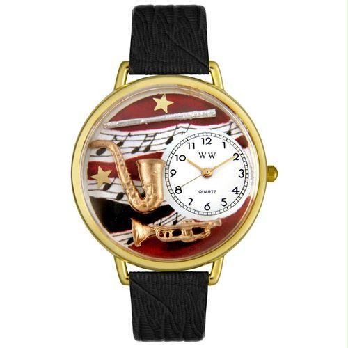 Wind Instruments Watch in Gold (Large)