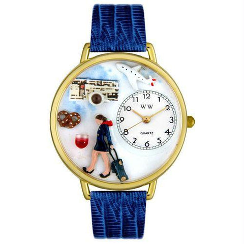 Flight Attendant Watch in Gold (Large)