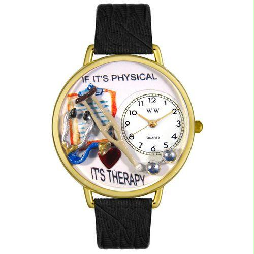 Physical Therapist Watch in Gold (Large)