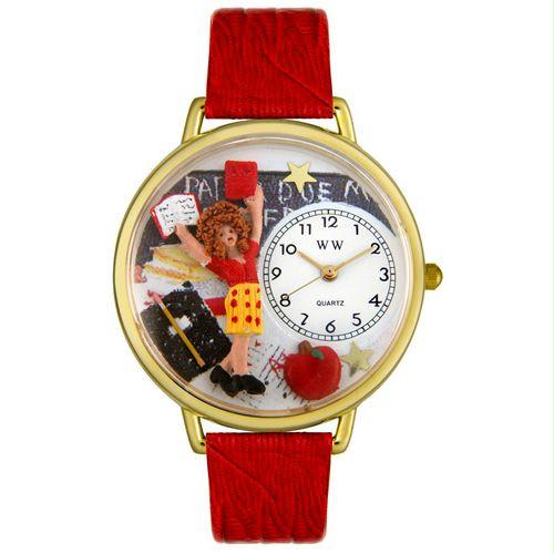 Kindergarten Teacher Watch in Gold (Large)