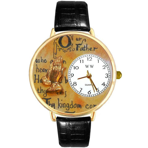 Lord's Prayer Watch in Gold (Large)