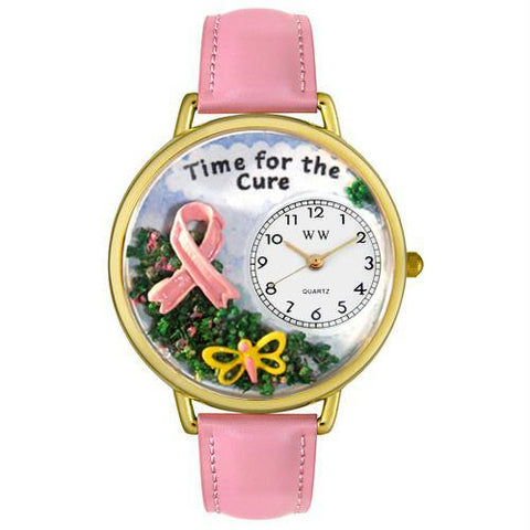 Time for the Cure Watch in Gold (Large)