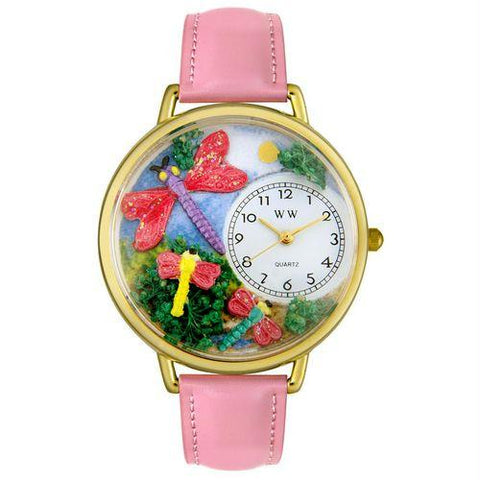 Dragonflies Watch in Gold (Large)