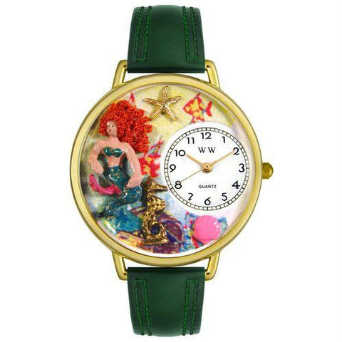 Mermaid Watch in Gold (Large)