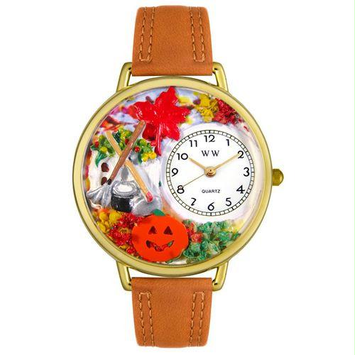 Autumn Leaves Watch in Gold (Large)